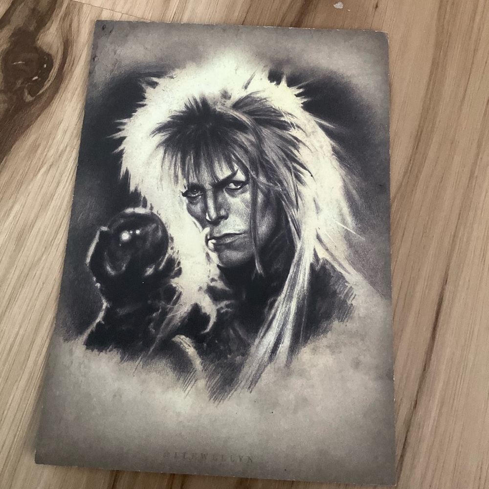 Labyrinth David Bowie Minature Print Llewellyn Picture